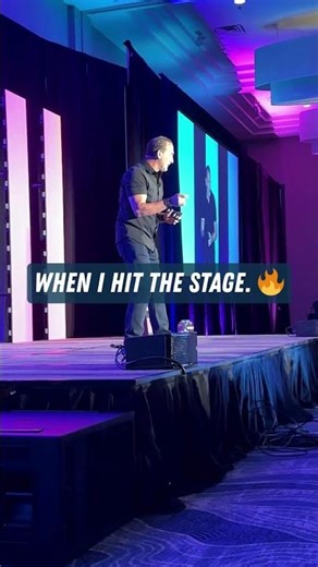 POV: Me before my keynote 🎤