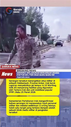 amerika melakukan serangan udara ke situs militer irak