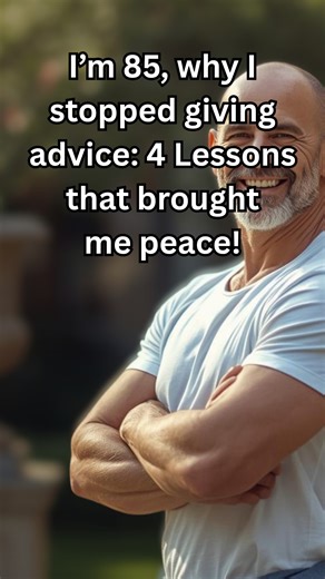 I’m 85, Why I Stopped Giving Advice: 4 Lessons That Brought Me Peace! At 85, I stopped giving advice. Not because I stopped caring, but because I realized peace grows when you let people find their own way. Sometimes silence teaches more than words ever could. 💛 Do you believe silence can also be a form of wisdom? Note: This video is shared for educational and awareness purposes only. Always consult your healthcare provider for personal guidance. “Elderly Roots” is dedicated to helping seniors 