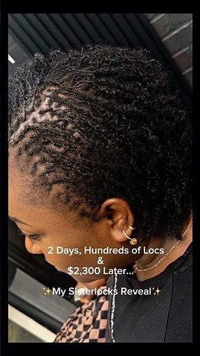 Day 1 ➜ Day 2 Sisterlocks Journey🤎| Follow My Growth ✨