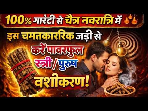 100% गारंटी से चैत्र नवरात्रि में इस चमत्कारिक जड़ी से करें पावरफुल स्त्री/ पुरुष वशीकरण #lovespell