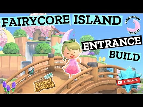 Entrance Build | Fairycore Island | Animal Crossing New Horizons Fairy Core Island ACNH
