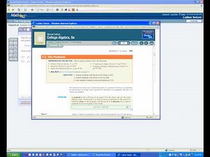 MathXL Demonstration