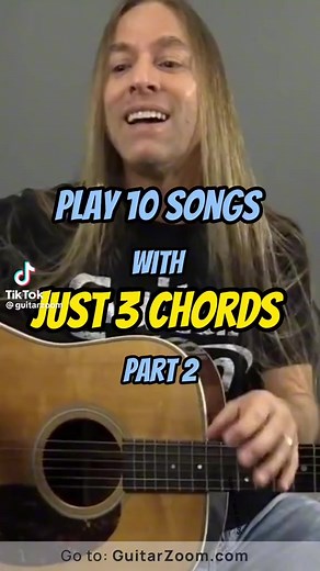 Guitar 🎸 zoom Steve Stine is here with an amazing tutorial to show you how to play some songs with just 3 chords... | Mj Yamson