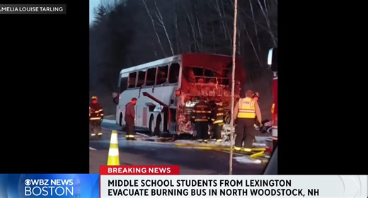 Diamond Middle School students escape bus fire