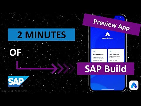 SAP Build: Use the SAP Build Apps Preview App