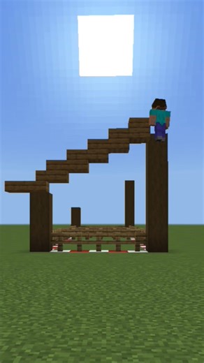 Easy Animal Farm Design Tutorial in Minecraft 🐄 | #Minecraft #MinecraftShorts #FarmDesign