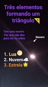 três elementos formando um triângulo 1. 🌕 2. ☁️3. 🌟
