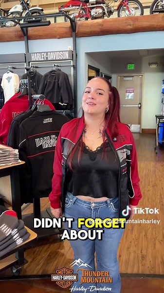 New gear just dropped in MotorClothes 👀 Our MotorClothes crew is showing off some of the latest arrivals hitting the floor. Fresh styles, new fits, and plenty of Harley attitude. 🏍️ Come by Thunder Mountain and check it out before it disappears. #ThunderMountainHarley #MotorClothes #HarleyGear #HarleyStyle #RideHarley