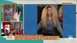 Leo Dias promete ligar para Cariúcha e esclarecer polêmica com SBT. Assista ao trecho do #MelhorDaTarde desta terça-feira, 26/01, na Band. | Melhor da Tarde