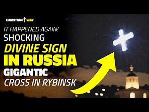 The extraordinary images of the CROSS THAT APPEARED IN THE SKY, shocking RUSSIA!