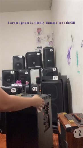 Ndr-C12 15000w Wireless Portable Speaker Rechargeable RGB Stereo System Dual Microphone Remote Control Party Computer Stage