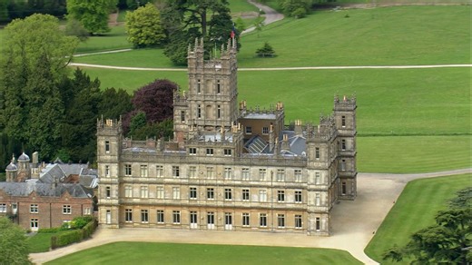 Downton Abbey: Epic Drone Flight Over The Castle