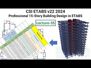 35. CSI ETABS v22 2024: Check Model In Etabs - P Delta check - p-delta analysis in Etabs