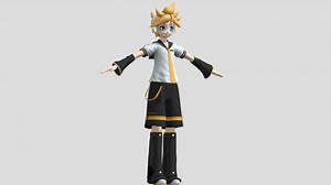 Kagamine Len - Download Free 3D model by 雨宮レン (@oscar3dmodel)