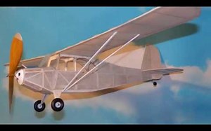 【微型轻木航模】橡皮筋自由飞AeroncaChampion航模制作，YouTube转载Rob Brennan RC频道