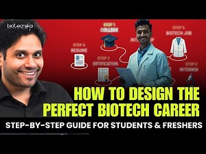 How to Design the Perfect Biotech Career: Step-by-Step Guide for Students & Freshers