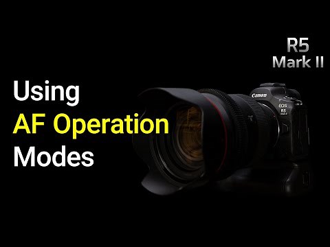 AF Operation Modes - EOS R5 Mark 2 Tip 5