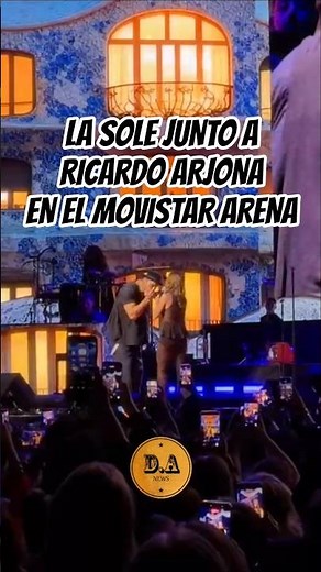 "FUISTE TÚ", LA SOLE WITH RICARDO ARJONA AT THE MOVISTAR ARENA! #soledad #arjona