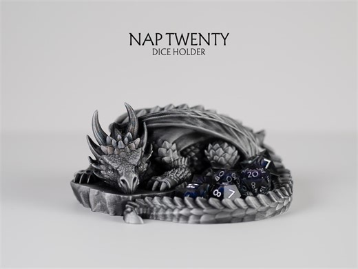 Sleeping Dragon Dice Holder: D&D Tabletop Accessory - Etsy Australia