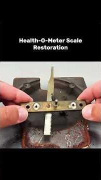 Part 2 of Health o meter scale restoration #diy #restoration #satisfyingvideo #asmr