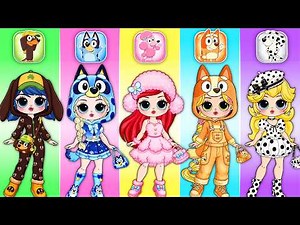 Bluey Fashion Dress Up for Disney Princess