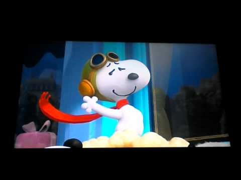 The peanuts movie end credits