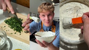 How to make herby ranch dip