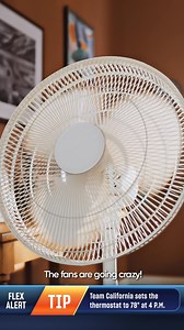 When there’s a Flex Alert, it’s game time. Pre-cool early, then set to 78° at 4 P.M. and bench large appliances until 9 P.M. | Energy Upgrade California | Facebook