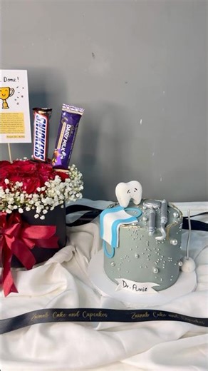 A quick tutorial by Zainab Cake And CupCake/dentist Theme Cake/congratulation Cake