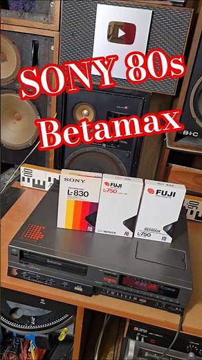 80s Vintage Unique Rare SONY SL-C24PS Betamax Video Cassette Recorder TOP Beta (no VHS not For Sale)