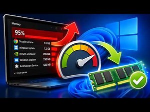 Fix High RAM Usage in Windows 10 & 11 — Find & Stop Memory Hogs (Full Guide)