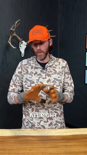 Coming in hot. Literally! We just released our first glove, the GOHUNT Mid-Weight Leather Hunting Glove. Built with the right amount of warmth, protection, and dexterity so that you can stay focused in the field. Made with goat leather and DWR-treated polyester, this glove is rugged enough to handle harsh terrain while remaining supple for a precise grip. The do-it-all hunting glove for a wide range of temperatures. Shop our new Mid-Weight Leather Hunting Glove at the link in our bio. ⁠ ⁠ #gohun