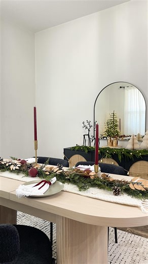 Freshen up the dining room drapes!🎄 Our customer (A home design enthusiast) says: I have this twopagescurtains in my living room and I love them so much that got them for my dining room too.Highly recommend this customize curtains. Curtains Info: Liz Collection / Ivory White / Triple Pleat / Privacy Liner / Memory Training (🎥:@paolaa.lifedecor) #twopagescurtains #twopageshome #christmas2023 #christmastime #christmasdecor #christmasvibes #christmastrends #festivehome #countryinteriors #diningsp