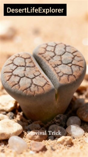“This Is NOT a Rock… 😳 (It’s Alive!) | Lithops Plant” #Lithops#LivingStones#StrangePlants #short