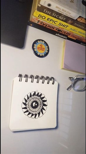 Day 19 — finding balance in the details #shortvideo #art #mandalaart #viral #shorts #art