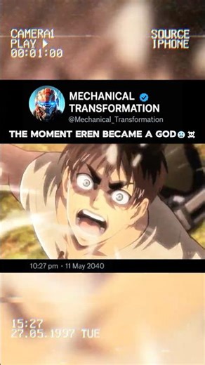 The Moment Eren Became a GOD 😳 | Founding Titan Power