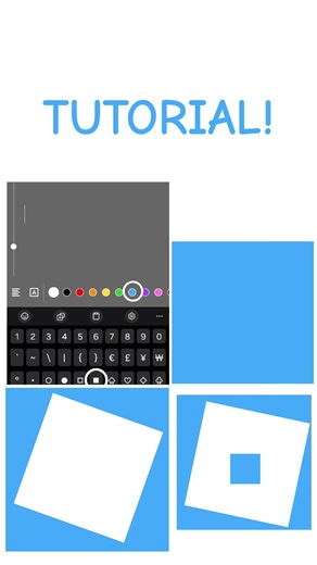 Tutorial how to make an Roblox logo!