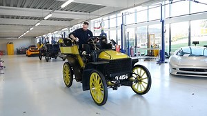 2K views · 43 reactions | See how to start the 1901 Wolseley 10hp tonneau. This veteran car took part in last year's Bonhams London to Brighton Veteran Car Run supported by Hiscox and was driven by Yasmin Le Bon. | British Motor Museum | Facebook