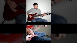 7 string triple picking metal guitar riff shorts