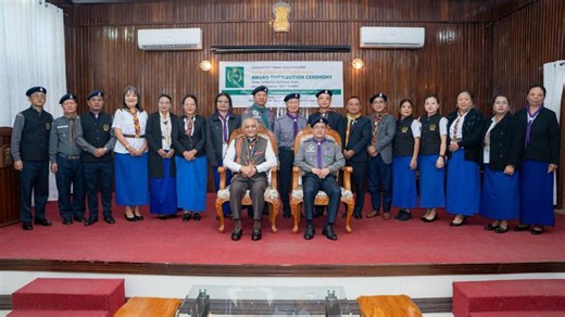 Mizoram governor confers Rajya Puraskar Awards on 149 Scouts and Guides