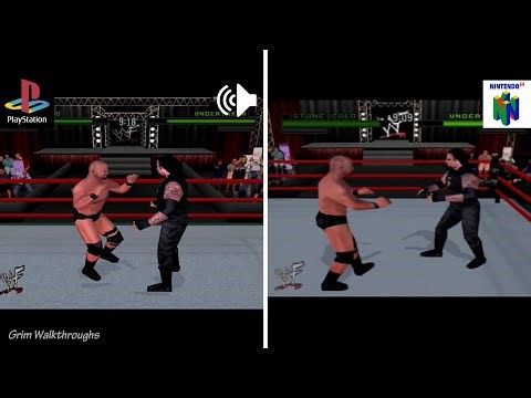 WWF Attitude (1999) Comparison PS1 vs N64