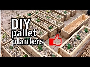 Making Pallet Planters with left over pallets (DIY)
