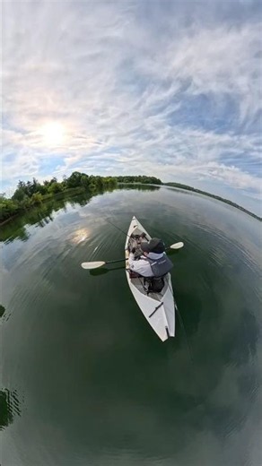 I caught Largemouth Bass in Oru kayak w/ Insta360 x5