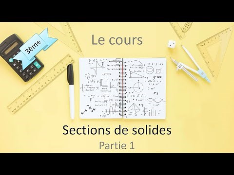 Cours 3ème : Sections de solides