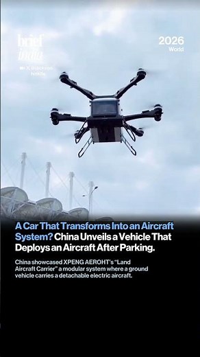China Tests ‘Flying Car’ Concept as XPENG’s Modular Aircraft System Takes Flight.