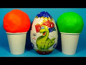 Surprise Eggs WinX Play-Doh ICE CREAM eggs surprise Shrek Disney Monsters University For Baby