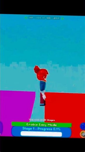 TITLE:Roblox Mega Easy Obby Stage 1 Walkthrough 🚀 | Super Easy Win Guide!