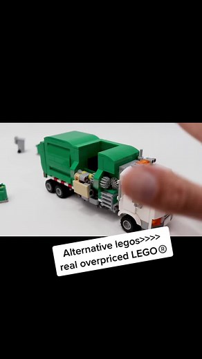 Custom LEGO Garbage Truck for City Build