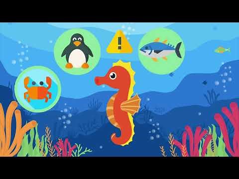 SEAHORSE - Sea creatures for kids - Learn about Seahorses